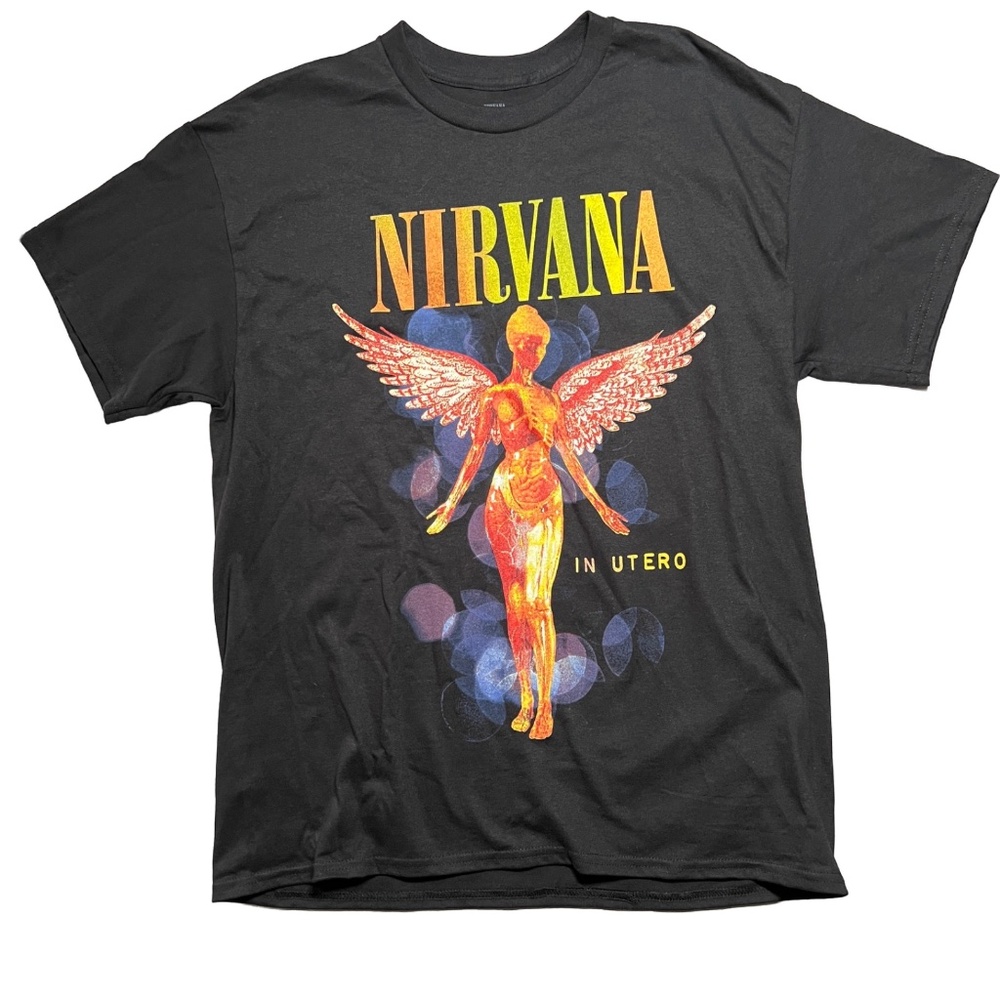 NIRVANA IN UTERO Live 93 Tour T-Shirt LARGE 2025 Official Nirvana Brand Reprint